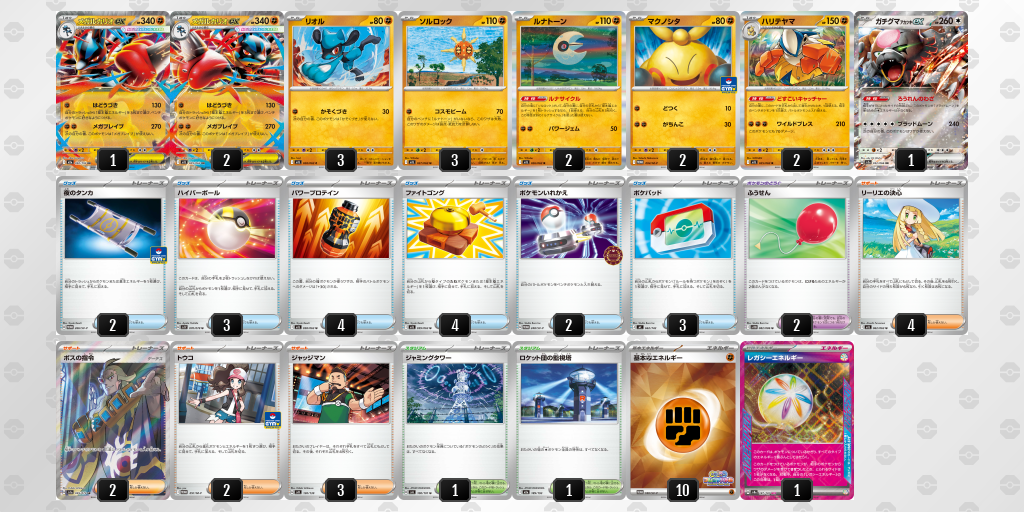 シティリーグ2026 シーズン4 シニアリーグ 3位 デッキ