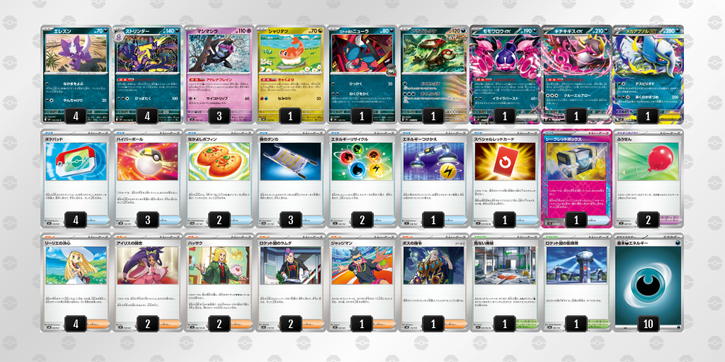 シティリーグ2026 シーズン4 オープンリーグ 9位 デッキ