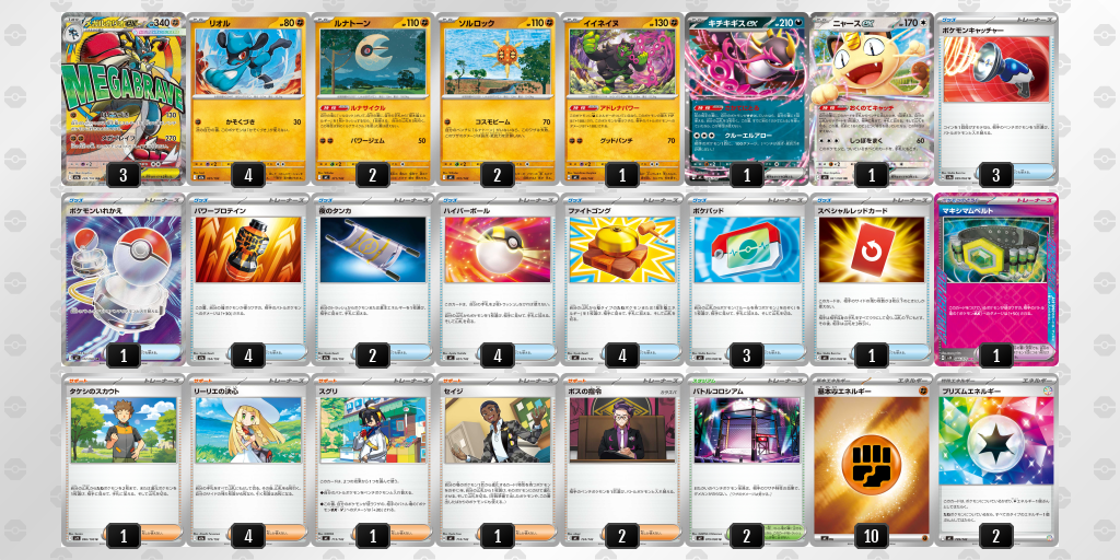 シティリーグ2026 シーズン4 オープンリーグ 9位 デッキ