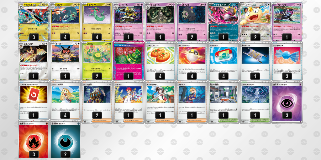 シティリーグ2026 シーズン4 オープンリーグ 9位 デッキ