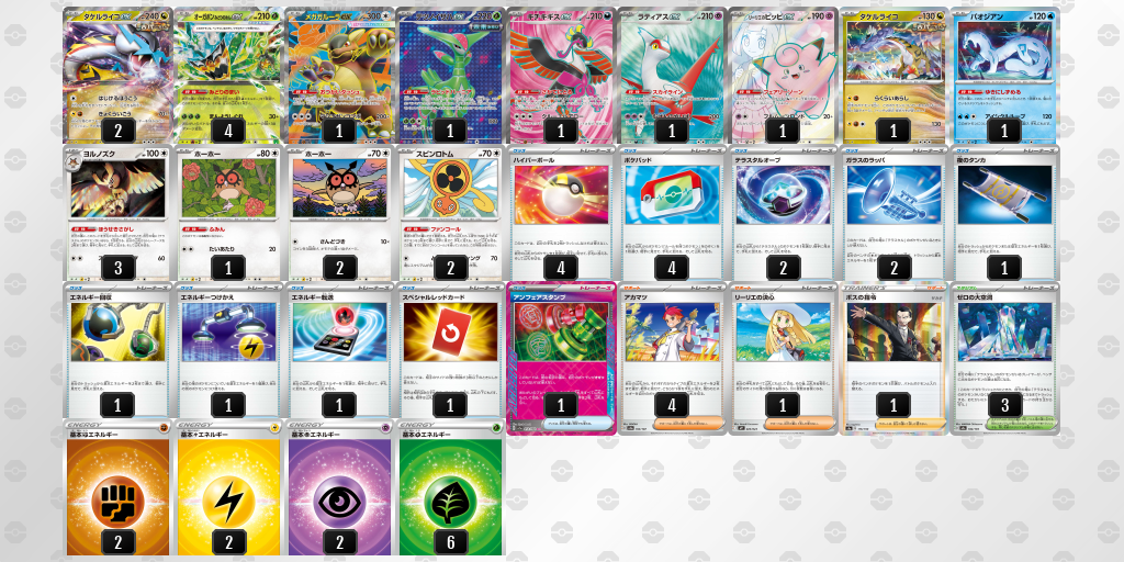 シティリーグ2026 シーズン4 オープンリーグ 9位 デッキ