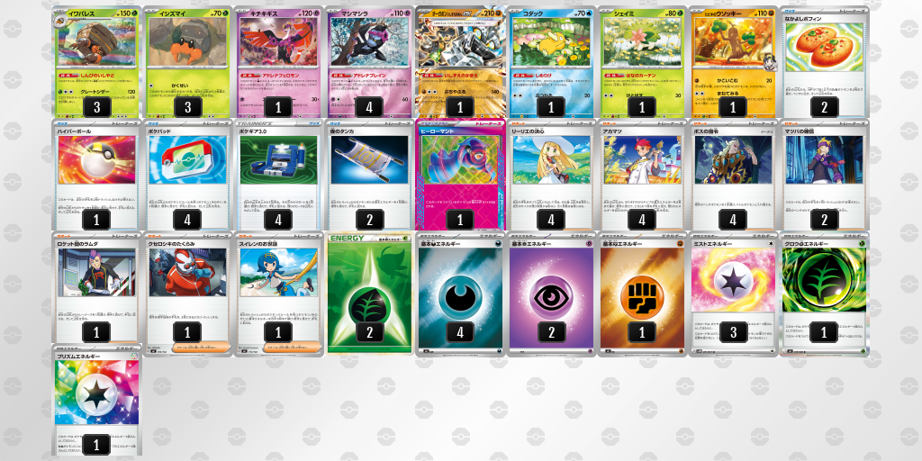 シティリーグ2026 シーズン4 オープンリーグ 優勝デッキ