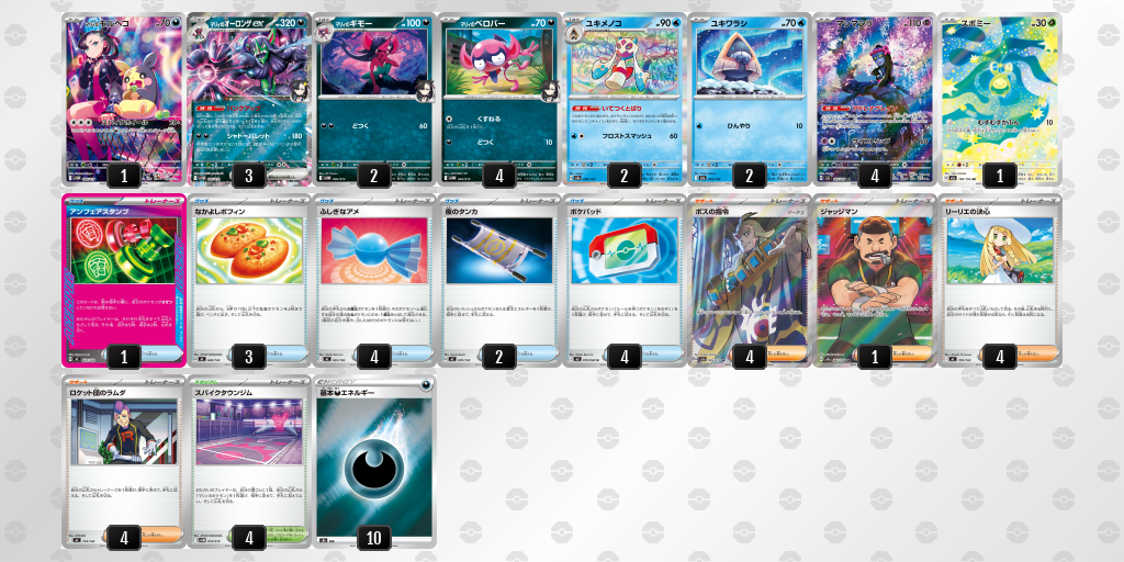 シティリーグ2026 シーズン4 オープンリーグ 5位 デッキ