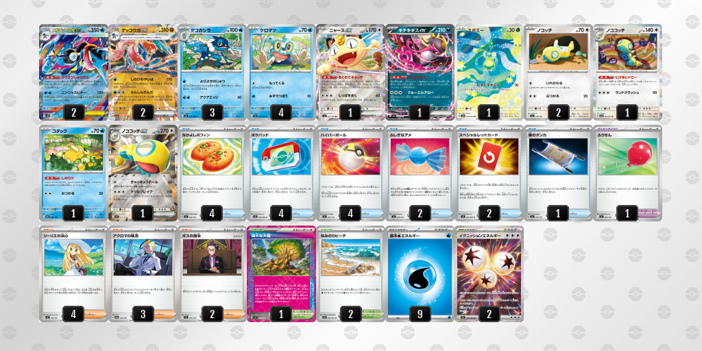 シティリーグ2026 シーズン4 オープンリーグ 9位 デッキ