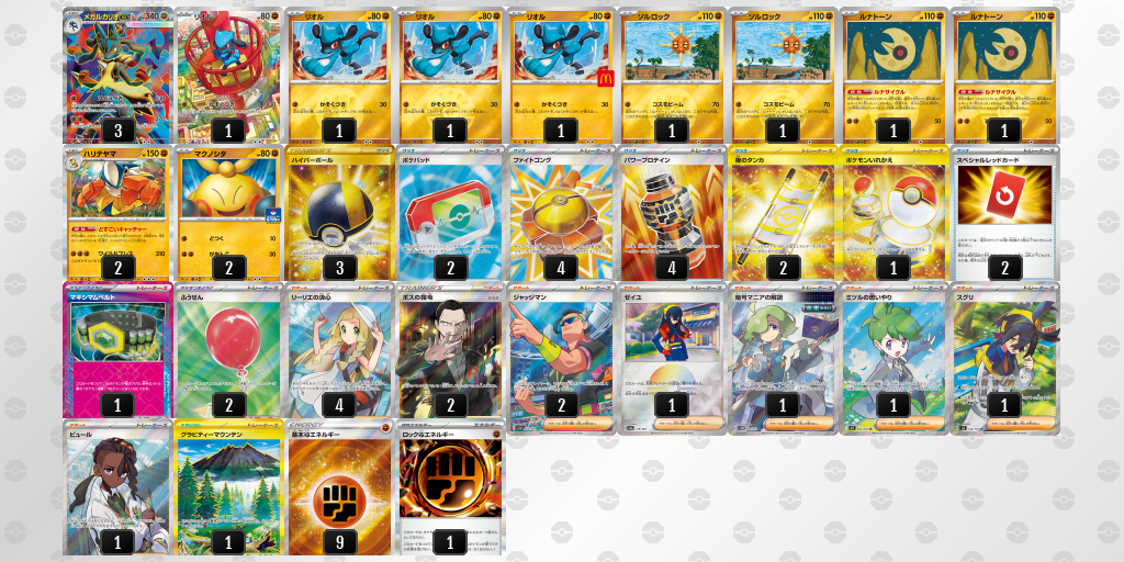 シティリーグ2026 シーズン4 ジュニアリーグ 5位 デッキ