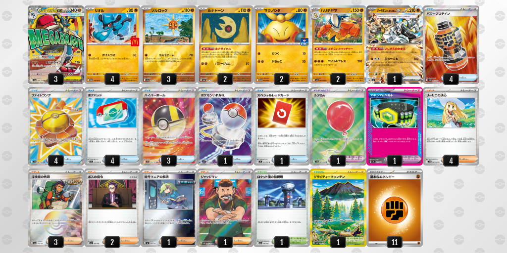 シティリーグ2026 シーズン4 オープンリーグ 9位 デッキ