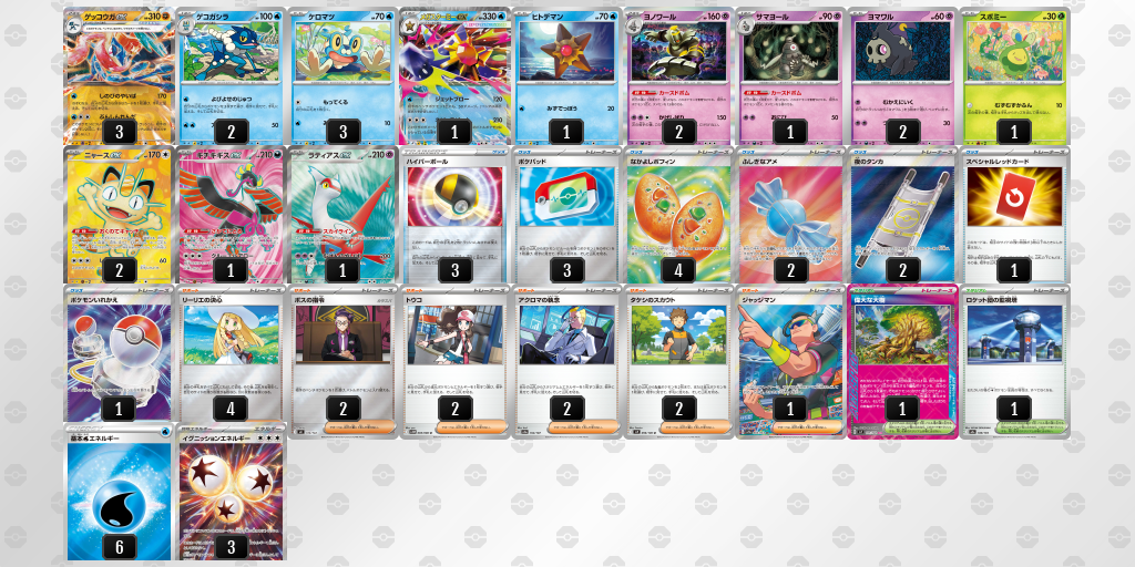 シティリーグ2026 シーズン4 オープンリーグ 1位 デッキ