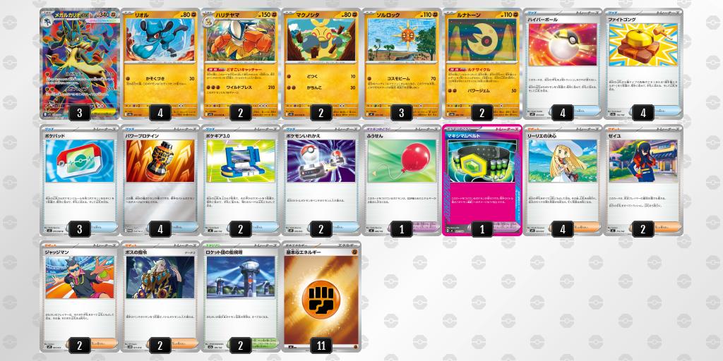 シティリーグ2026 シーズン4 オープンリーグ 5位 デッキ