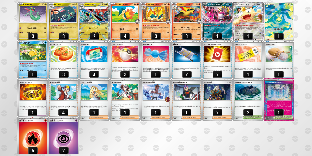 シティリーグ2026 シーズン4 オープンリーグ 9位 デッキ