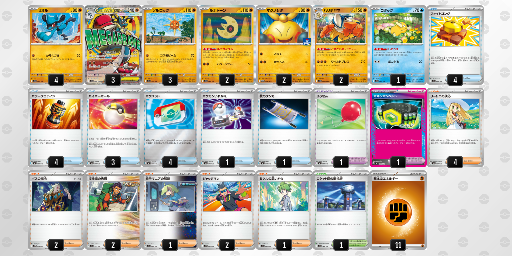 シティリーグ2026 シーズン4 オープンリーグ 9位 デッキ