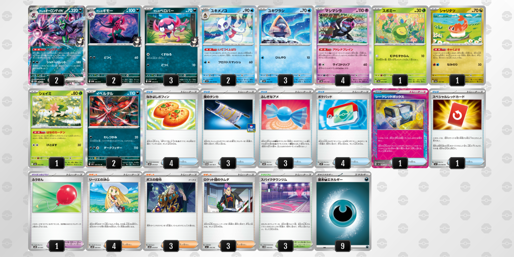 シティリーグ2026 シーズン4 ジュニアリーグ 2位 デッキ