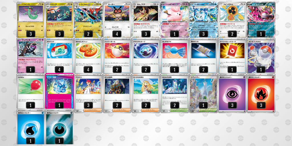 シティリーグ2026 シーズン4 オープンリーグ 3位 デッキ