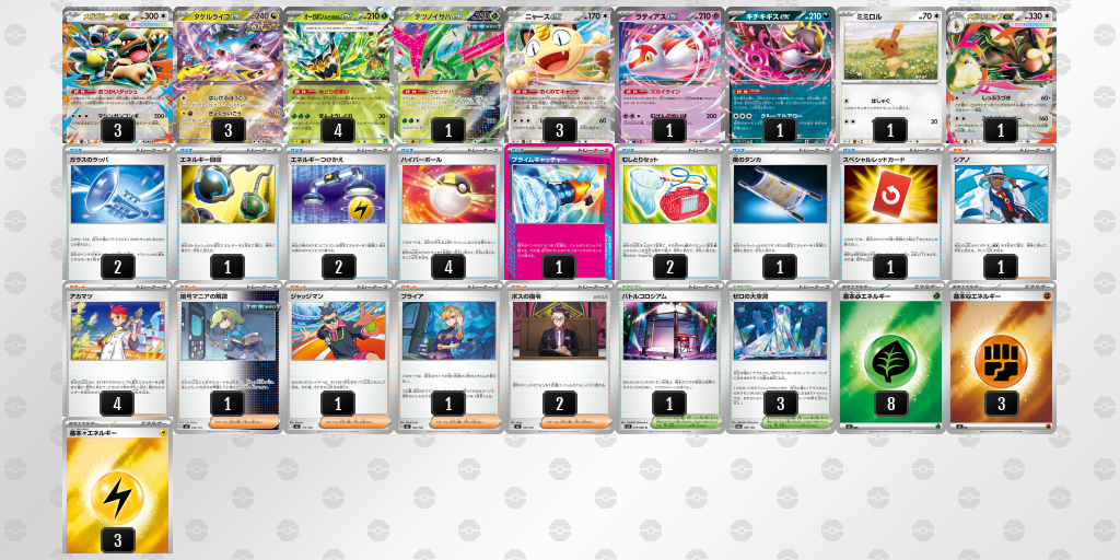 シティリーグ2026 シーズン4 オープンリーグ 5位 デッキ