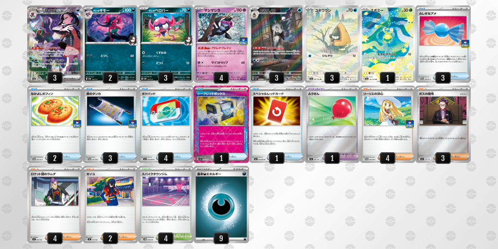 シティリーグ2026 シーズン4 オープンリーグ 5位 デッキ