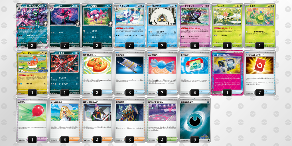 シティリーグ2026 シーズン4 オープンリーグ 5位 デッキ