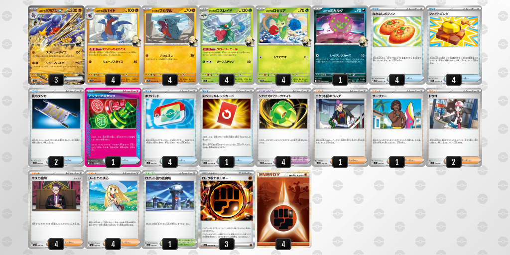 シティリーグ2026 シーズン4 オープンリーグ 9位 デッキ