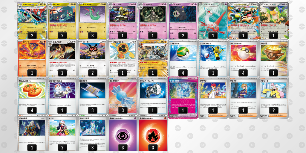 変態型ドラパルトの調整案を下さい（リストあり）