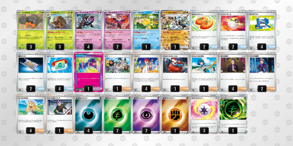 シティリーグ2026 シーズン4 オープンリーグ 5位 デッキ