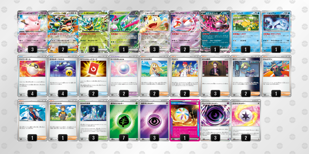 シティリーグ2026 シーズン4 オープンリーグ 5位 デッキ