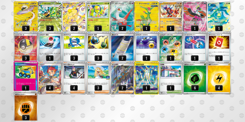 シティリーグ2026 シーズン4 オープンリーグ 9位 デッキ