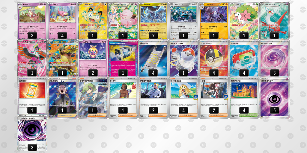 シティリーグ2026 シーズン4 オープンリーグ 2位 デッキ