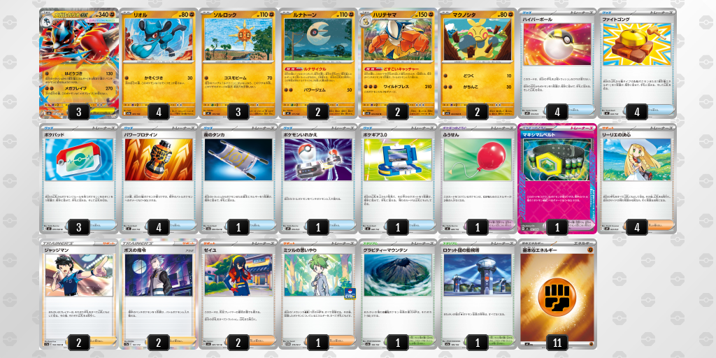 シティリーグ2026 シーズン4 オープンリーグ 1位 デッキ