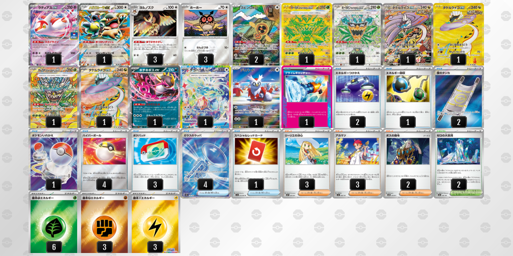 シティリーグ2026 シーズン4 シニアリーグ 5位 デッキ