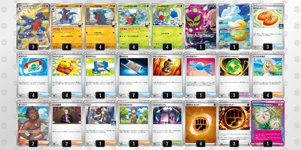 シティリーグ2026 シーズン4 シニアリーグ 3位 デッキ