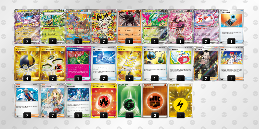 シティリーグ2026 シーズン4 オープンリーグ 9位 デッキ