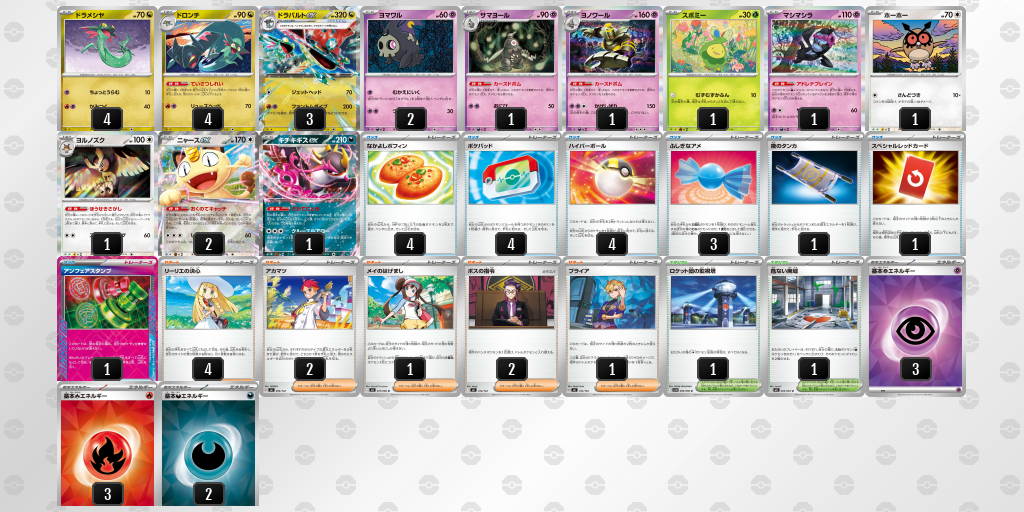 シティリーグ2026 シーズン4 オープンリーグ 9位 デッキ