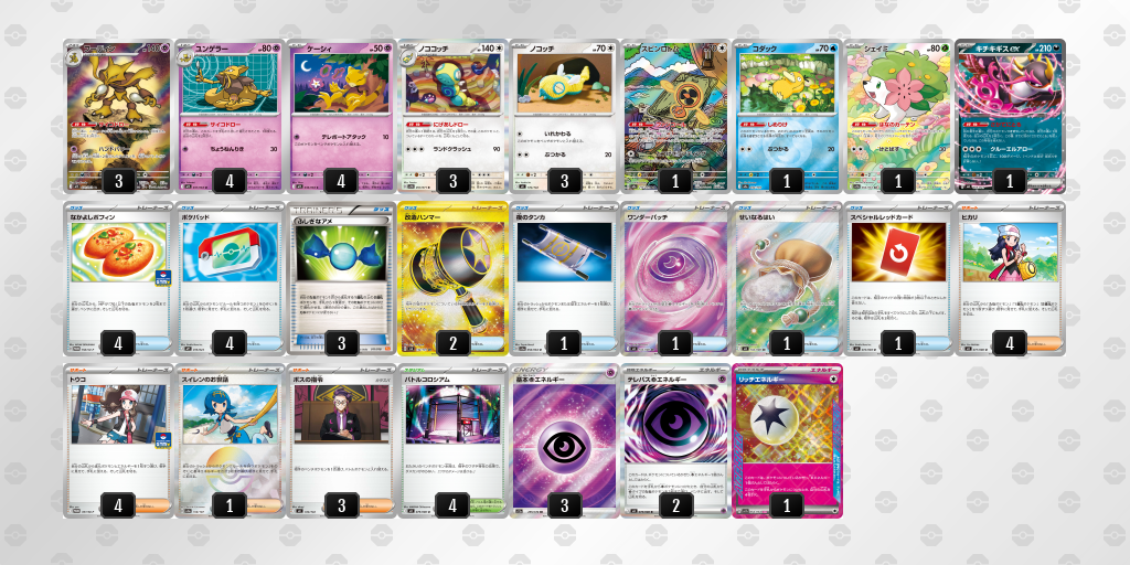 シティリーグ2026 シーズン4 シニアリーグ 3位 デッキ