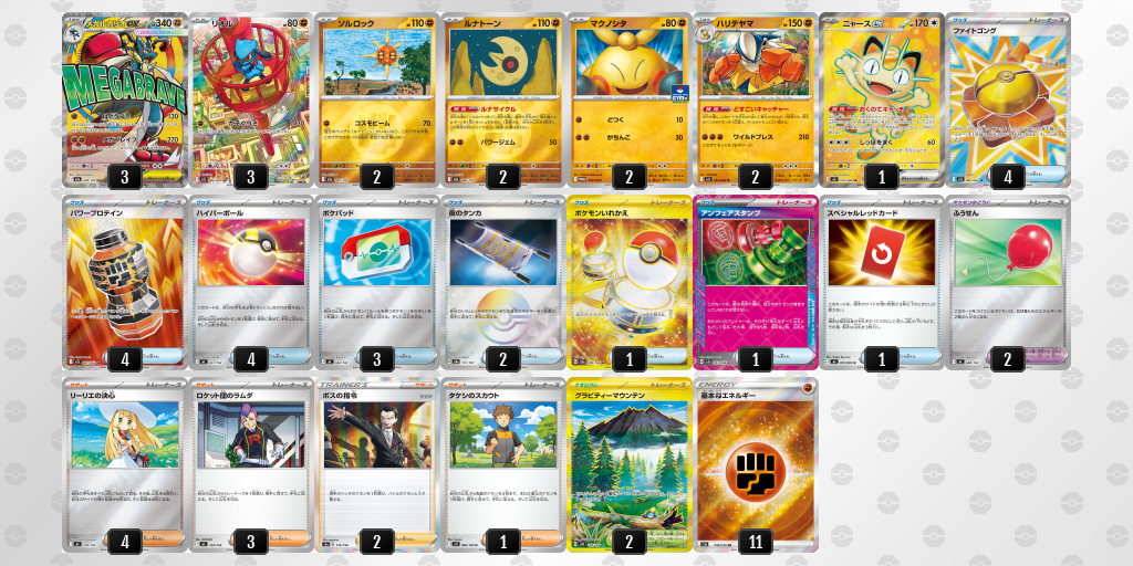 シティリーグ2026 シーズン4 オープンリーグ 3位 デッキ