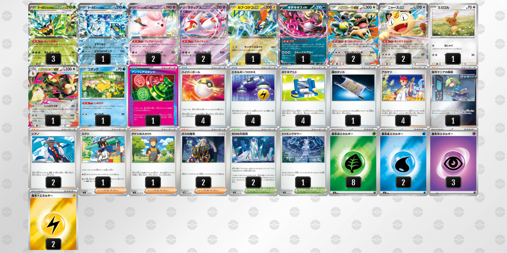 シティリーグ2026 シーズン4 オープンリーグ 5位 デッキ