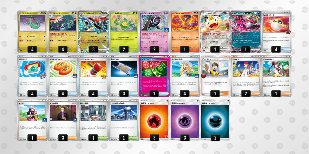 シティリーグ2027 シーズン1 オープンリーグ（2026-10-23・5位）のカード一覧画像