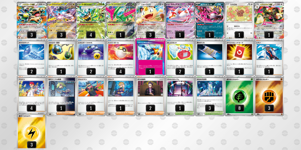 シティリーグ2026 シーズン4 オープンリーグ 優勝デッキ