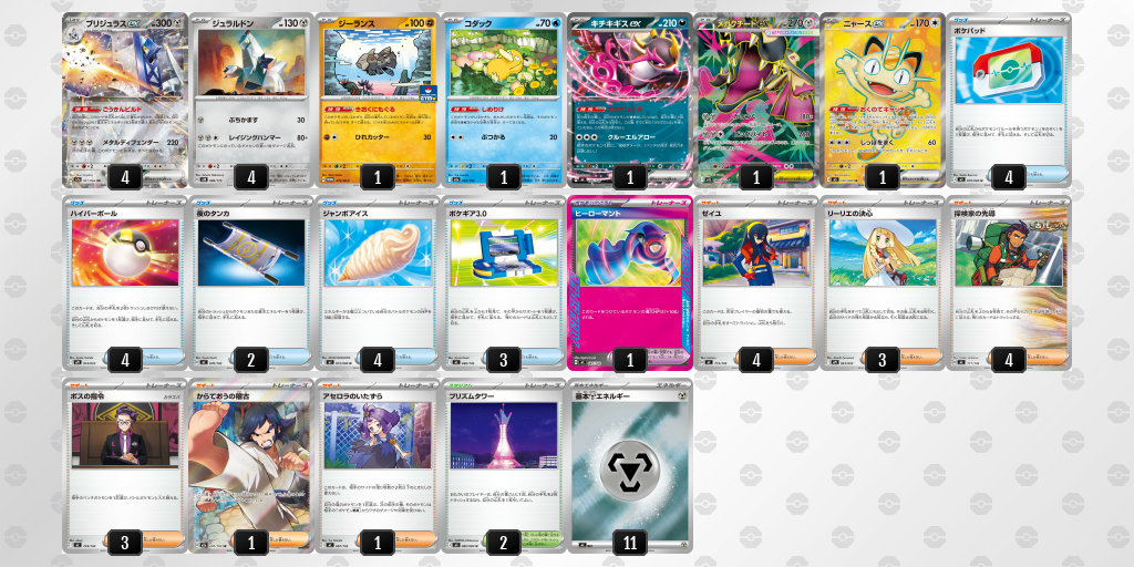 シティリーグ2026 シーズン4 オープンリーグ 3位 デッキ