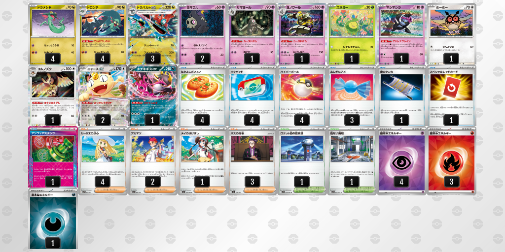 シティリーグ2026 シーズン4 オープンリーグ 3位 デッキ