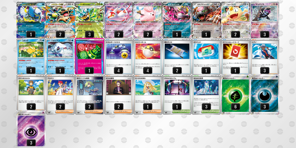 シティリーグ2026 シーズン4 オープンリーグ 9位 デッキ