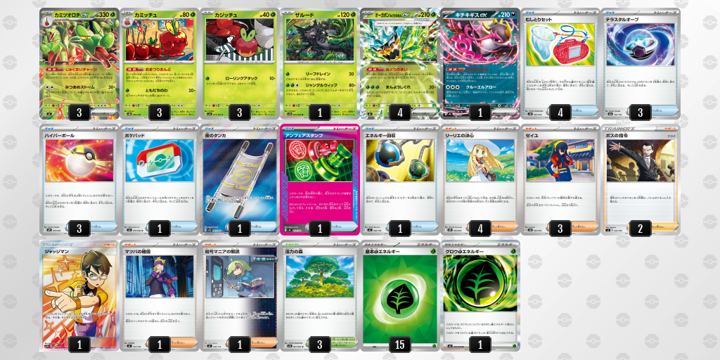 シティリーグ2026 シーズン4 オープンリーグ 3位 デッキ