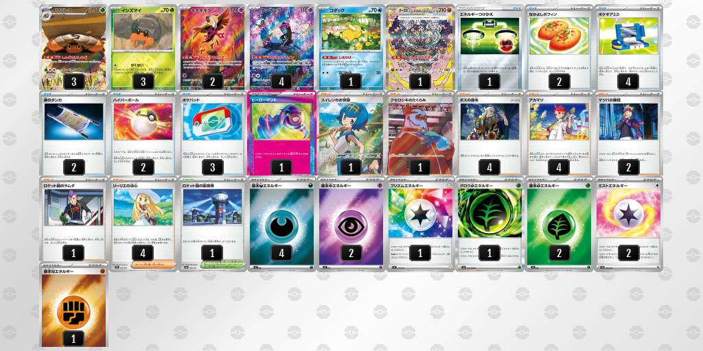 シティリーグ2026 シーズン4 オープンリーグ 9位 デッキ