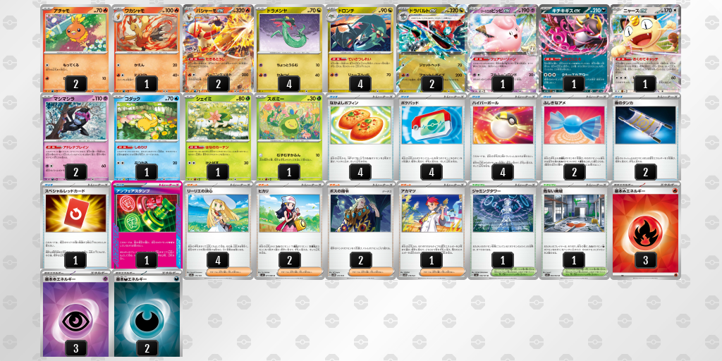 シティリーグ2026 シーズン4 オープンリーグ 9位 デッキ