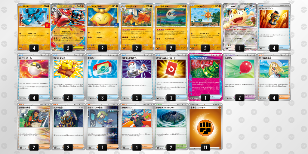 シティリーグ2026 シーズン4 オープンリーグ 5位 デッキ