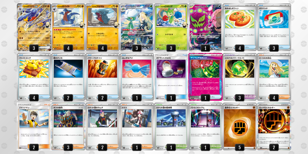 シティリーグ2026 シーズン4 オープンリーグ 9位 デッキ