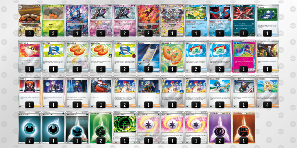 シティリーグ2026 シーズン4 シニアリーグ 3位 デッキ