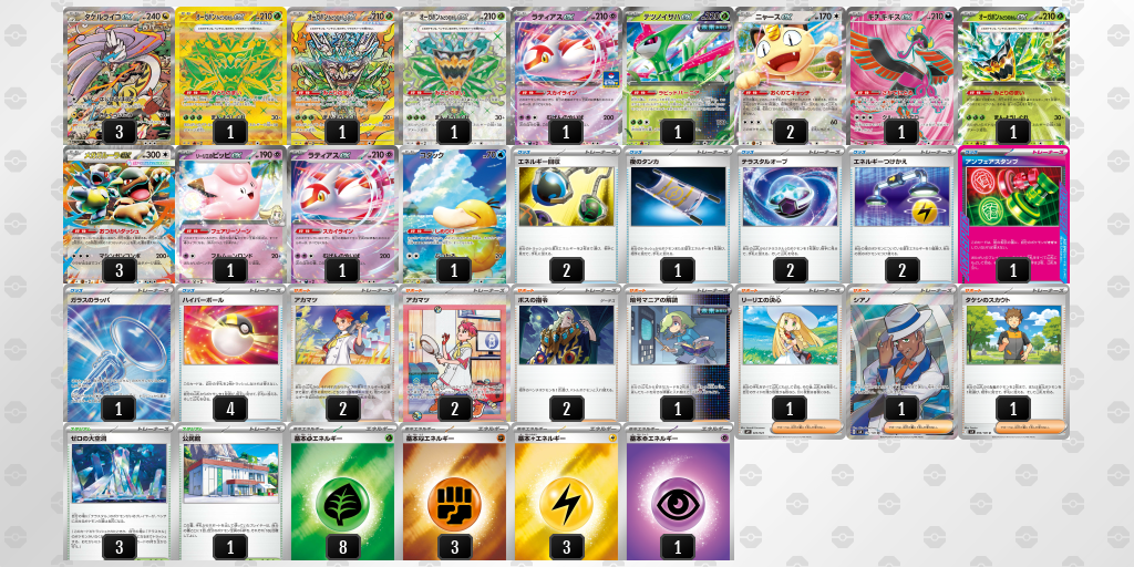 シティリーグ2026 シーズン4 シニアリーグ 5位 デッキ