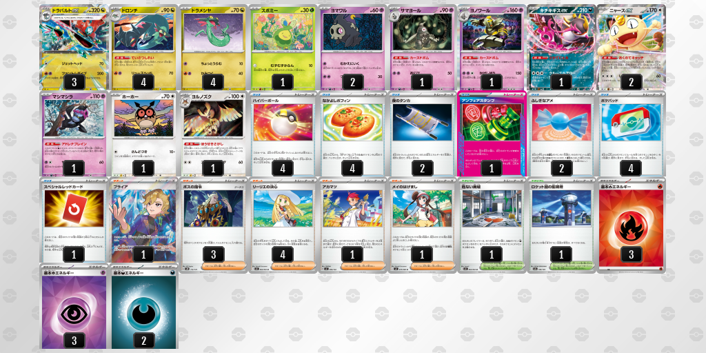 シティリーグ2026 シーズン4 オープンリーグ 2位 デッキ