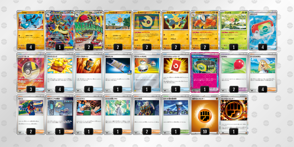 シティリーグ2026 シーズン4 オープンリーグ 9位 デッキ