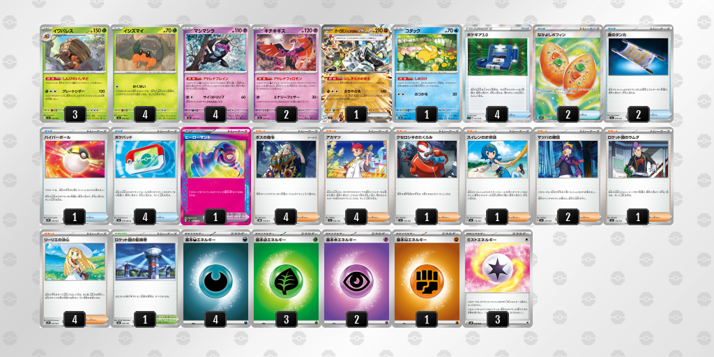 シティリーグ2026 シーズン4 オープンリーグ 5位 デッキ