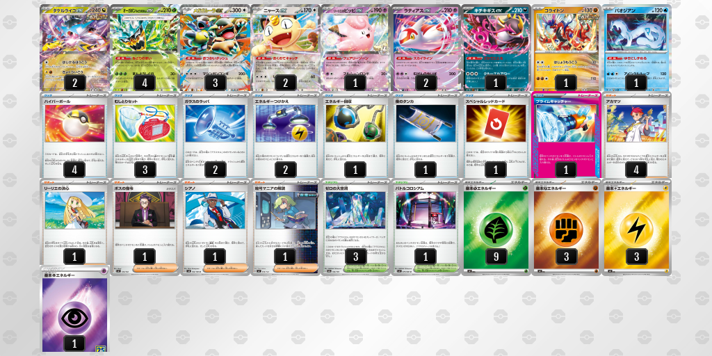 シティリーグ2026 シーズン4 オープンリーグ 9位 デッキ