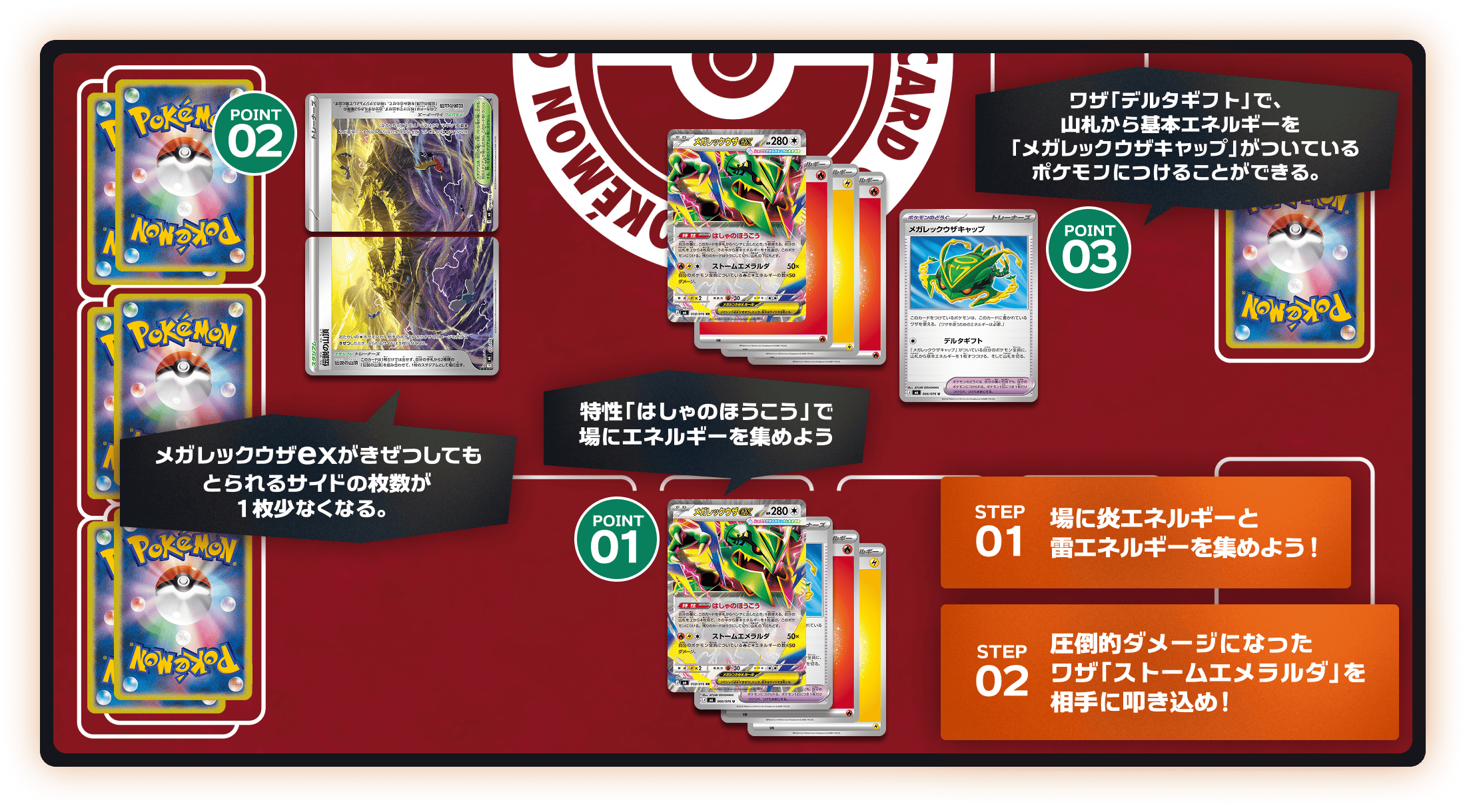 メガレックウザex盤面図